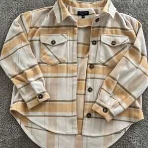 Women’s casual plaid shacket
